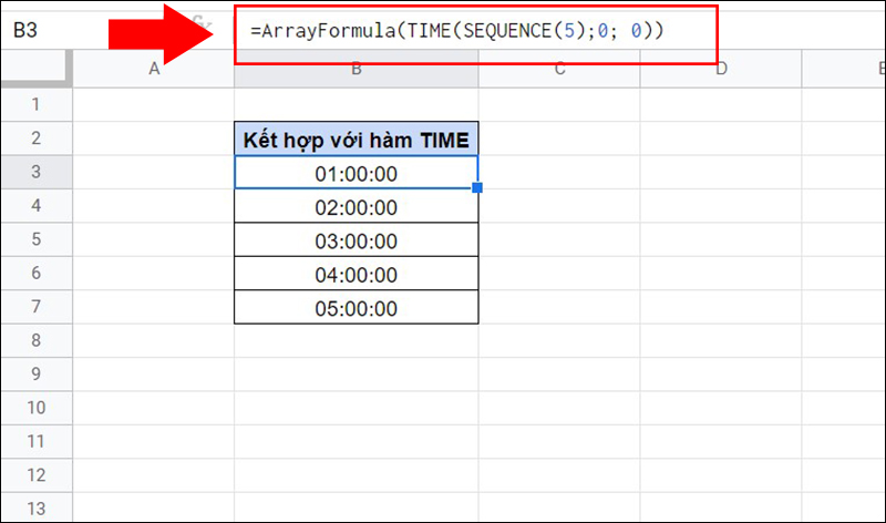 [Video] Cách sử dụng hàm SEQUENCE trong Google Sheets